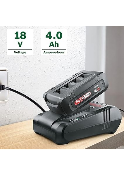 Home And Garden Akü Pba 18 V 4,0 Ah - Powerplus (1 Akü 18 V 4,0 Ah, 18 V Sistem, Bir Kutuda Teslimat) fırsatları