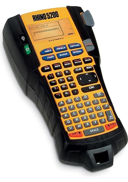Rhinopro 5200 Elde Taşınır Endüstriyel Etiketleme Makinesi - 6/9/12/19 mm Rhino Şeritlerle Uyumlu Kullanım fiyatları