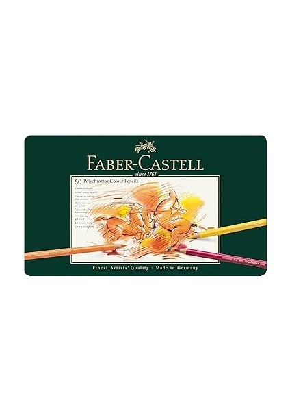 Polychromos Kuru Boya Kalemi, 60 Renk, Yumuşak ve Kalıcı Pigmentler, Suya Dayanıklı, Kolay Açılır Uç fiyatları