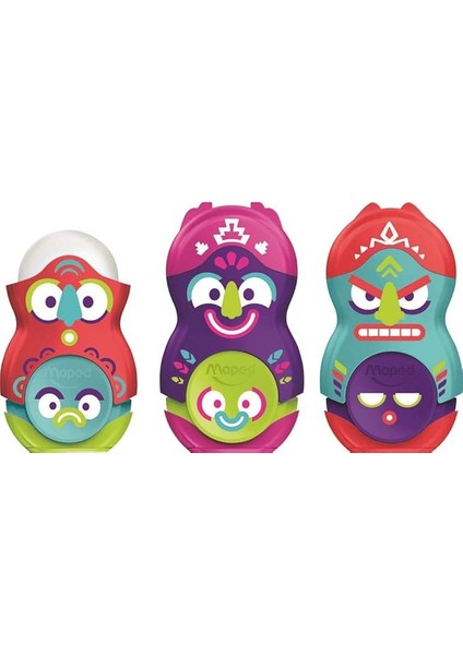 Ofis ve Kırtasiye 049131 Loopy Fancy Tek Delikli Silgili Kalemtraş