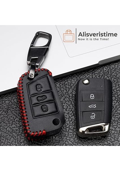 Deri Anahtar Kılıfı (Vw Golf 7, Polo ile Uyumlu) fiyatları
