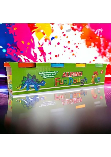 Alpino Fun Dough 400 gr 4'lü Oyun Hamuru 4X100 gr