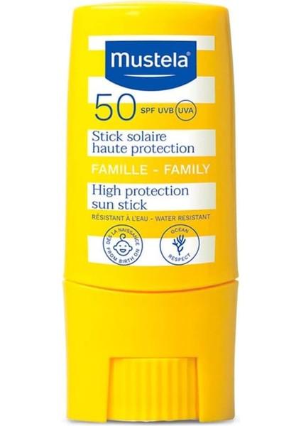 Çok Yüksek Koruma 9 ml 50 Faktör Stick Güneş Kremi