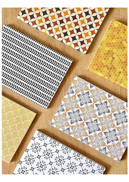 Tanıtım Amerikan Ciltli, A5 Çizgili Not Defteri, 64 Yaprak, 90 Gr. Ivory Kağıt, 6 Farklı Kapak Tasarımı, Ofis Için Ideal, Planlayıcı (Mediterranean Pattern Kapak Tasarımı I) modelleri