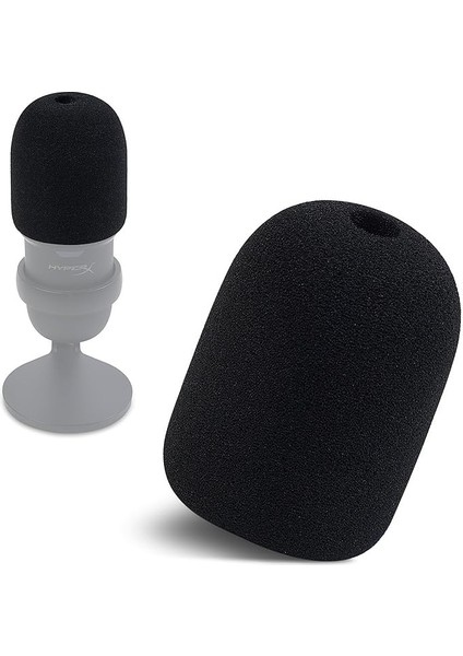 Addicted Hyperx Solocast ile Uyumlu Köpük Ön Cam - Daha Net Ses, Gürültü Azaltma ve Toz Koruması Için Pop Filtre Kapağı