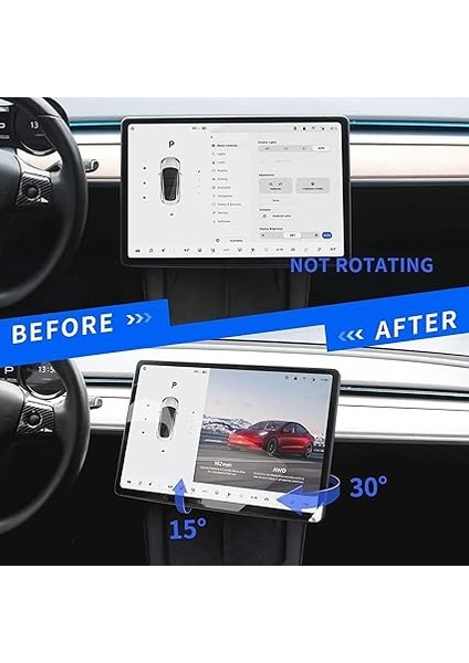 Model Y ve Model 3 ile Uyumlu Ekran Döndürme Kiti indirimleri