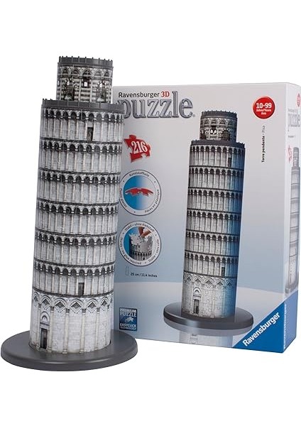 3D Puzzle Pisa Kulesi 216 Parça Renkli 6+ fiyatları