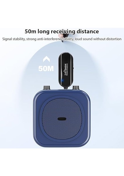 2.4g Kablosuz Mikrofonlu Kulaklık 164 Ft Menzilli Kulaklık Mikrofonu ve El Mikrofonu 2'si 1 Arada Profesyonel Ses Amplifikatörü Karaoke Hoparlörü Amplifikatörü Pa Sistemi Öğretimi Için Kulaklı indirimleri