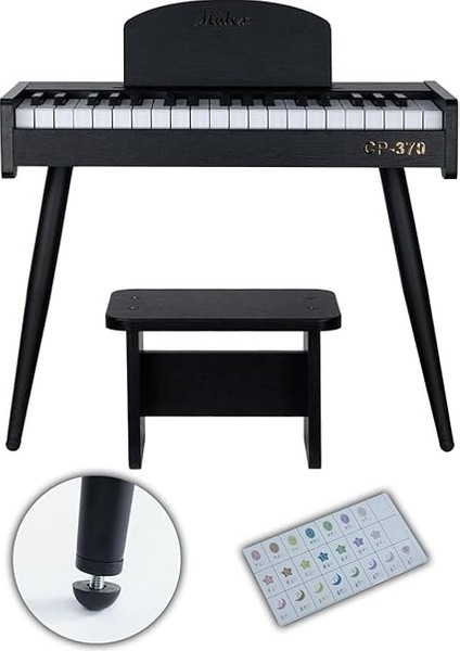 CP-370BK Ahşap Çocuk Piyanosu Pilli 37 Tuşlu Gerçek Piyano Tuşları fiyatları