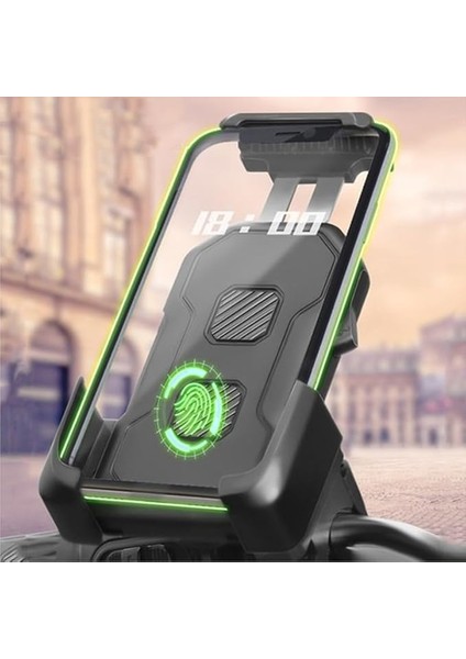 Bisiklet Motosiklet ve Scooter Için Gidon Uyumlu Telefon Tutucu Orjinal Malzeme Yüksek Kalite 360 Derece Dönebilen Universal Modellere Uyumlu Kolay Kurulum ve Kullanım CZ027 (CZ027)