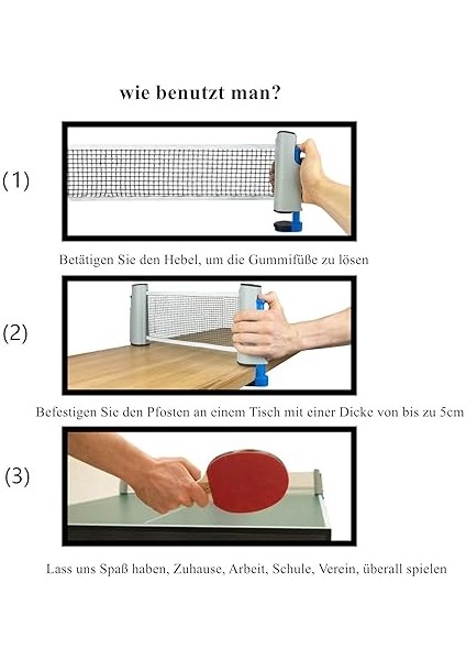 Masa Tenisi Ağı, Geri Çekilebilir Masa Tenisi Ağı, Masa Tenisi Ağı, Ayarlanabilir Uzunluk 175 (Maks.) x 14,5 cm modelleri