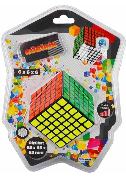 201000603 Smile Games Kübirik Zeka Küpü 6X6X6, Çok Renkli