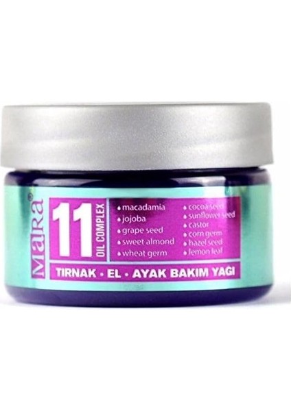 Nailmed+ 11 Yağ Içeren Tırnak El Ayak Bakım Yağı 40 ml