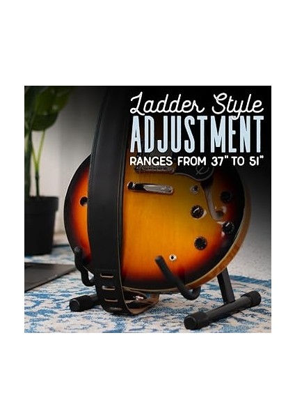 M26PD-BLK Gitar Askısı Top Grain Leather 3" - Siyah fırsatları