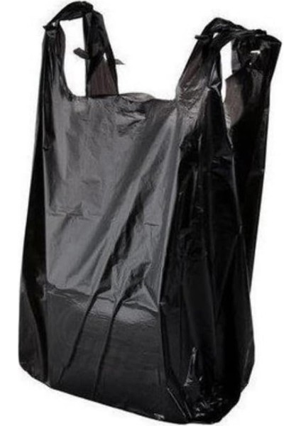 Ticaret Kalın Siyah Poşet Orta Boy 1 kg Hışır Atlet Poşet Market Manav Poşeti Çöp Poşeti modelleri