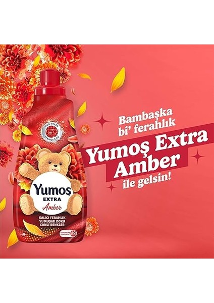 Extra Konsantre Çamaşır Yumuşatıcısı Amber 1440 ml indirimleri