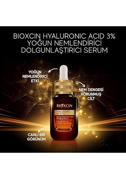 Hyaluronic Acid Serum 3% – Yoğun Nemlendirici ve Dolgunlaştırıcı Yüz Serumu – Pantenol (B5), Lipozom Teknolojili – 30 ml fiyatları