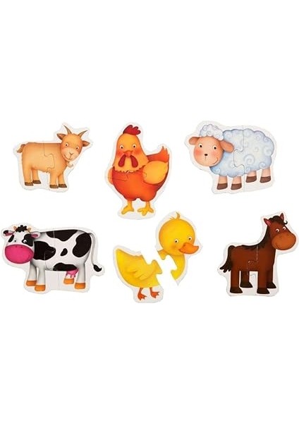 Puzzle - Çiftlik Hayvanları modelleri