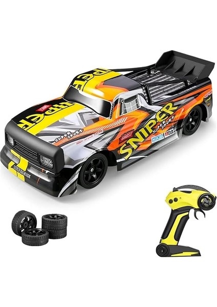 30 Km Hız Yapan Uzaktan Kumandalı Araba Şarjlı Drift Atan Hız Vitesli LED Işıklı 2 Kademeli Hız Vitesi 2 Farklı LED Işıklı Farlar Yedek Drift Lastikler (Pick Up)