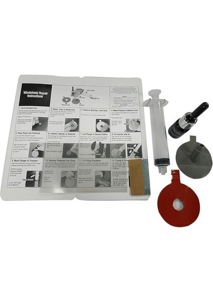 Tamir Kiti Dıy Araba Pencere Cam Cam Scratch Onarım Setleri Için Fix Oto Cam Cam Çatlak Çip Scratch modelleri