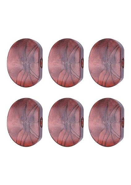6 Adet Gitar Akort Mandalları Akort Peg Düğmeleri, Tuner Düğmeleri Düğmeler Akrilik Makine Kafaları Topuzlar Akustik Elektro Gitar Için 6 Adet Vida ile (Oval Kahverengi Akik) modelleri