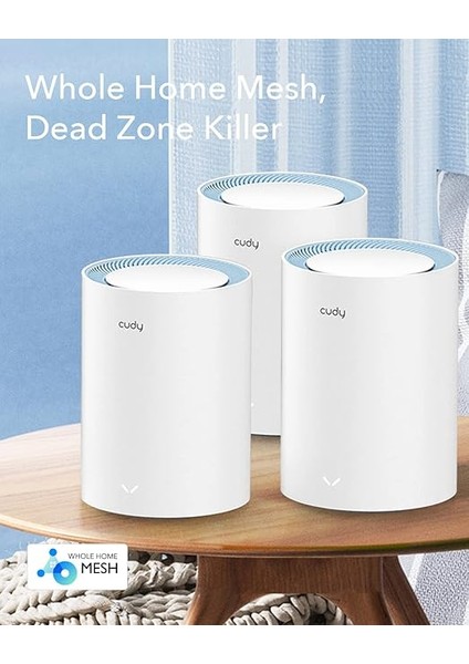 Extensor Mesh AC1200 Wifi Mesh Solution M1200 2'li Paket modelleri