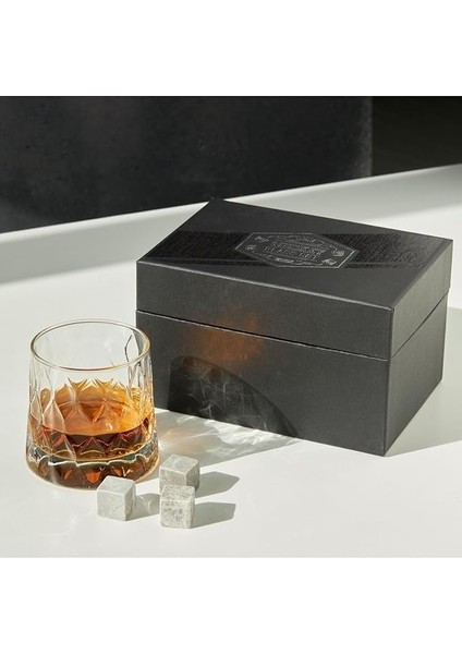 Özel Kutusunda Kristal Desenli Viski Kadeh Seti Viski Taşı Bardak Set modelleri