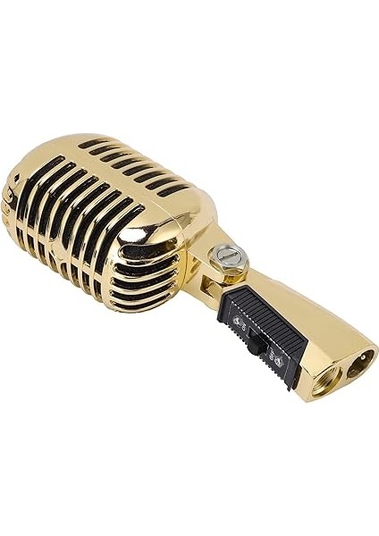 Dinamik Mikrofon Sağlam Döküm Oyunlu Çinko Alaşım Kardiyoid Toplama Deseni - Stüdyo ve Canlı Performanslar Gürültü ve Titreşim Sönümleme (Gold) indirimleri
