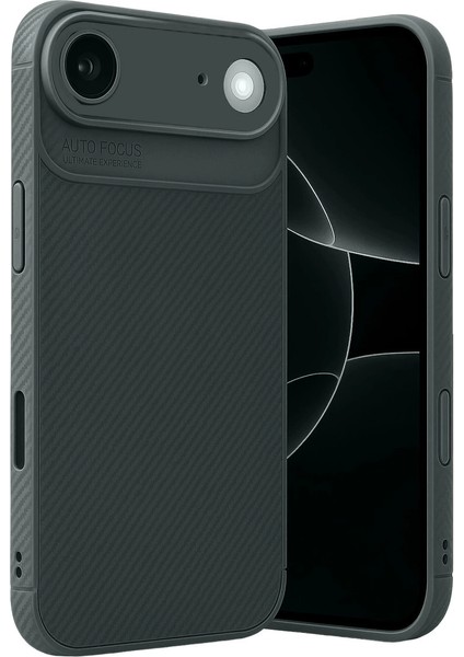 Apple Iphone 17 Air Auto Focus Karbon Kapak - Koyu Yeşil