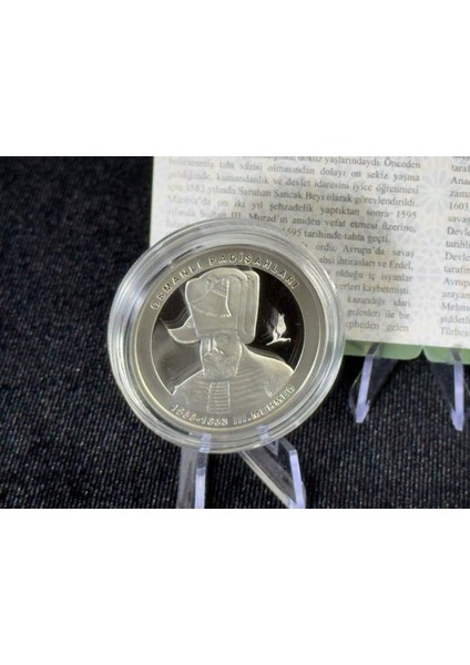 Iıı. Mehmed – Osmanlı Padişahları Serisi No:13 Gümüş Hatıra Sikkesi (Darphane, 925 Ayar) indirimleri