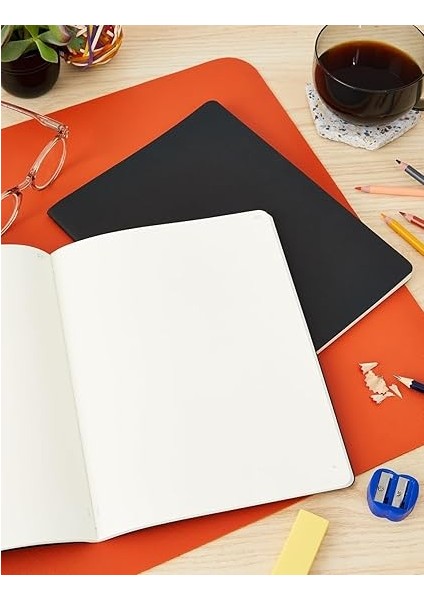 Smart Cahier Dergileri Beyaz Sayfalı 2'li Dijital Kayık Seti, Kalem+ ile Uyumlu, Karton Kapak, Ekstra Geniş Format 19 x 25 Cm, Siyah, 120 Sayfa modelleri