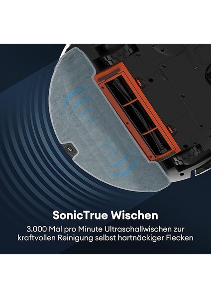 D6S Robot Vacuum Cleaner, Vibration Mopping, 3000PA Strong Suction, Super Slim, App Control, Ideal For Pet Hair, Hard Floors And Carpets fiyatları