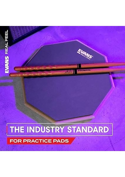 RF12D Realfeel - Davul Uygulama Pedi - Davul Pedi - Davulcu Uygulama Pedi - Sakız Kauçuk ve Neopren, 2 Taraflı, 30 Cm, Gri indirimleri