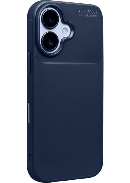 Apple Iphone 17 Auto Focus Karbon Kapak - Lacivert modelleri