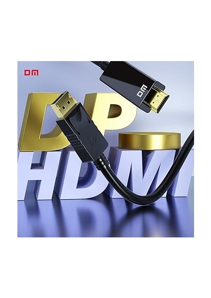 CHB038 4K Displayport To HDMI Çevirici Kablo 1.8 Metre fiyatları