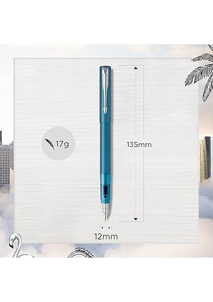 Dolma Kalem Vector Xl Matte Teal M Blue modelleri