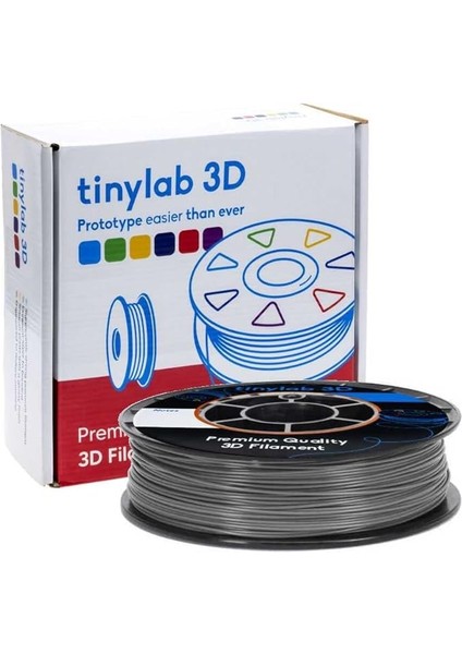 3D 1.75MM 1000GR Gümüş Pla Filament 190-220°C Baskı Sıcaklığı - Yüksek Kalite, Çevre Dostu, Mükemmel Yapışma ve Pürüzsüz Yüzey