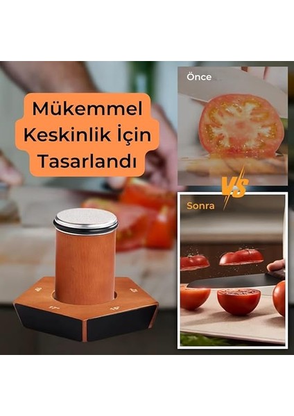 Pro Serisi 5 Açılı Tüm Bıçaklara Uyumu Bileyici, Silindir Tipi Süper Keskinleştirici Bileme fiyatları