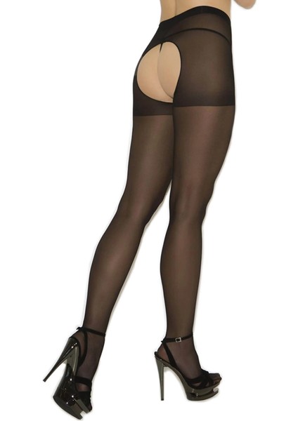 Özel Bölgesi Açık Fantazi Külotlu Çorap