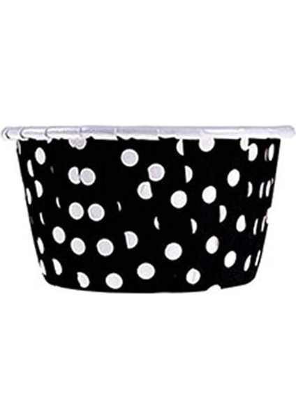 At Market Dolphin Siyah Puantiyeli Muffin Kek Kapsülü 50LI