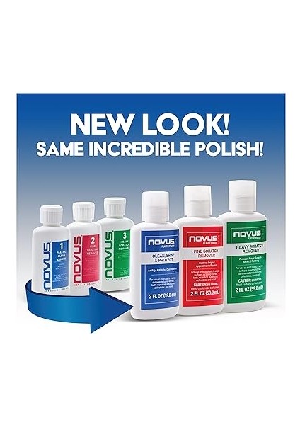 One Novus Plastik Akrilik Cila Kiti Çizik Giderici (3 Paket, 56 G Başlangıç Paketi) fiyatları