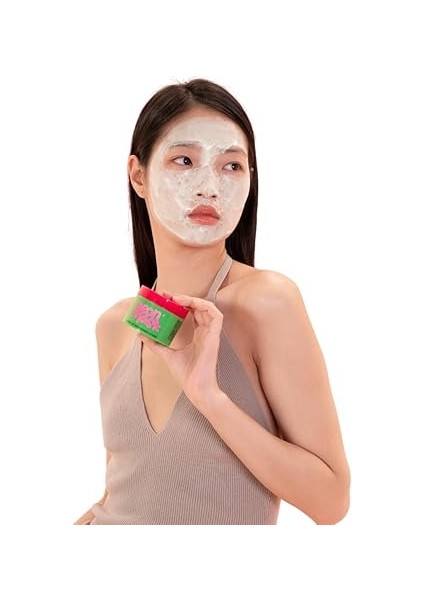 Neon Mask Işıltı Veren Korean Style Yaşlanma Karşıtı, Gözenek Sıkılaştırıcı Soyulabilir Yüz Maskesi modelleri