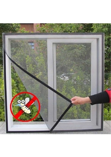 Bantlı Yapışkanlı 100CM x 150CM Kesilebilir Pencere Sinekliği fırsatları