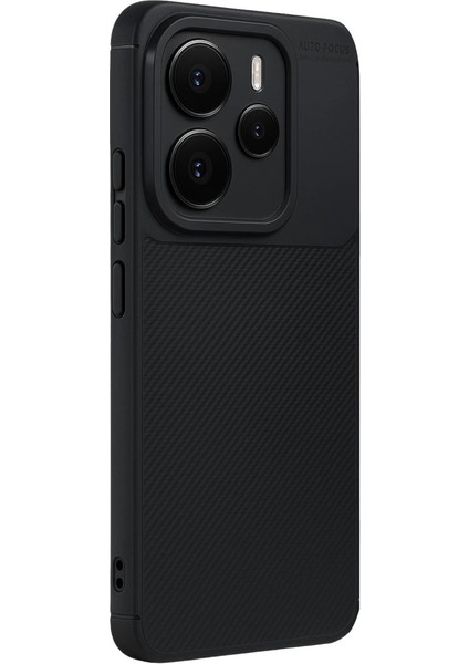 Xiaomi Note 14 5g Auto Focus Karbon Kapak - Siyah modelleri
