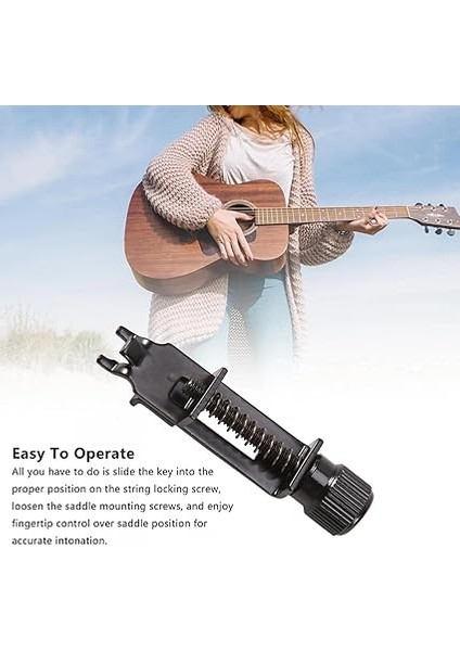 Entonasyon Ayarlayıcı, Çinko Alaşımlı Gitar Entonasyon Aleti Taşınabilir Gitar Entonasyon Ayarlayıcı Pratik Performans Için Kullanımı Kolay Gitar Aksesuarı, Doğru Ayarlama fiyatları