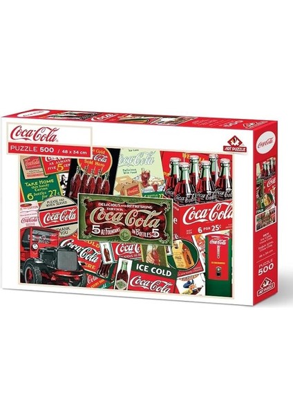 Puzzle Soğuk Içiniz, COLA-COLA-500 Parça Puzzle