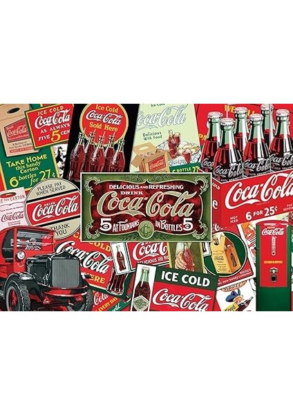 Puzzle Soğuk Içiniz, COLA-COLA-500 Parça Puzzle fiyatları