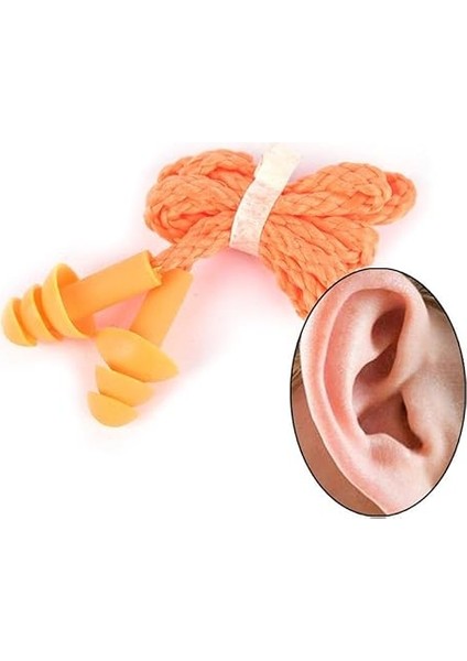 Essafe 10 Adet Hem Gürültüye Hem Suya Karşı Tam Koruma Sağlayan Kulak Tıkacı GE1425 24DB En 352-2 & Ce Belgeli Yüzme Için Kulak Tıkacı Gürültü Önleyici modelleri