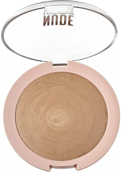 Rose Nude Look Sheer Baked Powder Pudra Nude Glow