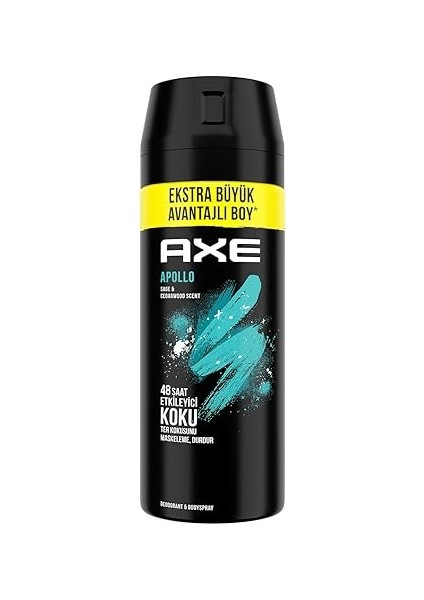 Erkek Sprey Deodorant Apollo 48 Saat Etkileyici Koku 200 ml fiyatları